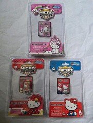 3 New World’s Smallest Hello Kitty Pop Culture Micro Figures With Case Complete