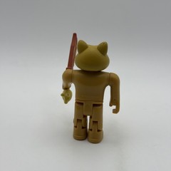 R0BL0X Toy Single Figure: Doge With Weapon Toy No Code