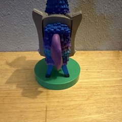 Fortnite Loot Llama Figure Plastic Purple Blue Green Gray w/ Display Stand