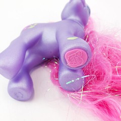 My Little Pony Petal Blossom G3 Purple Pony Super Long Glitter Mane Hair Hasbro