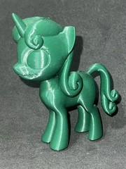 DIY Paint Figurine – My Little Pony Green Unicorn 3D Printed Gift – MLP Toy