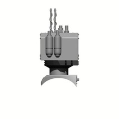 Backpack Comms Sensor Array Compatible with McFarlane Toys Action Figures 1/12th