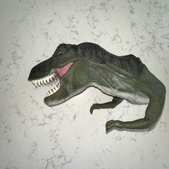 Vintage 1996 Jurassic Park The Lost World T-Rex Rubber Hand Puppet No Sound