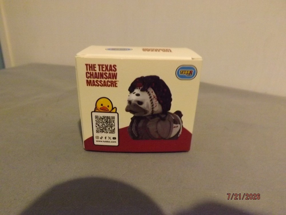 Mini Tubbz The Texas Chainsaw Massacre Leatherface Rubber Duck NEW