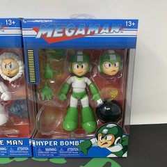 Mega Man Action Figure Lot Hyper Bomb 34507 Ice Man 34223 1:12 Scale Jada Toys