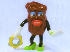 California Raisins, Red, Green & Yellow Shoes, Set of 3 Dancers, 2 1/2″ Tall