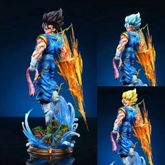 38cm Dragon Ball Vegetto PVC Figure Anime Statue Collectible Model Toy