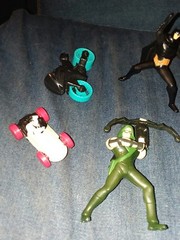 dc comics batman 6 toys lot green arrow joker two face batmobile mcdonalds set