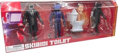 Skibidi Toilet Deluxe 6-Inch Collector Figure Pack of 4 Series 2 New Toy Gift