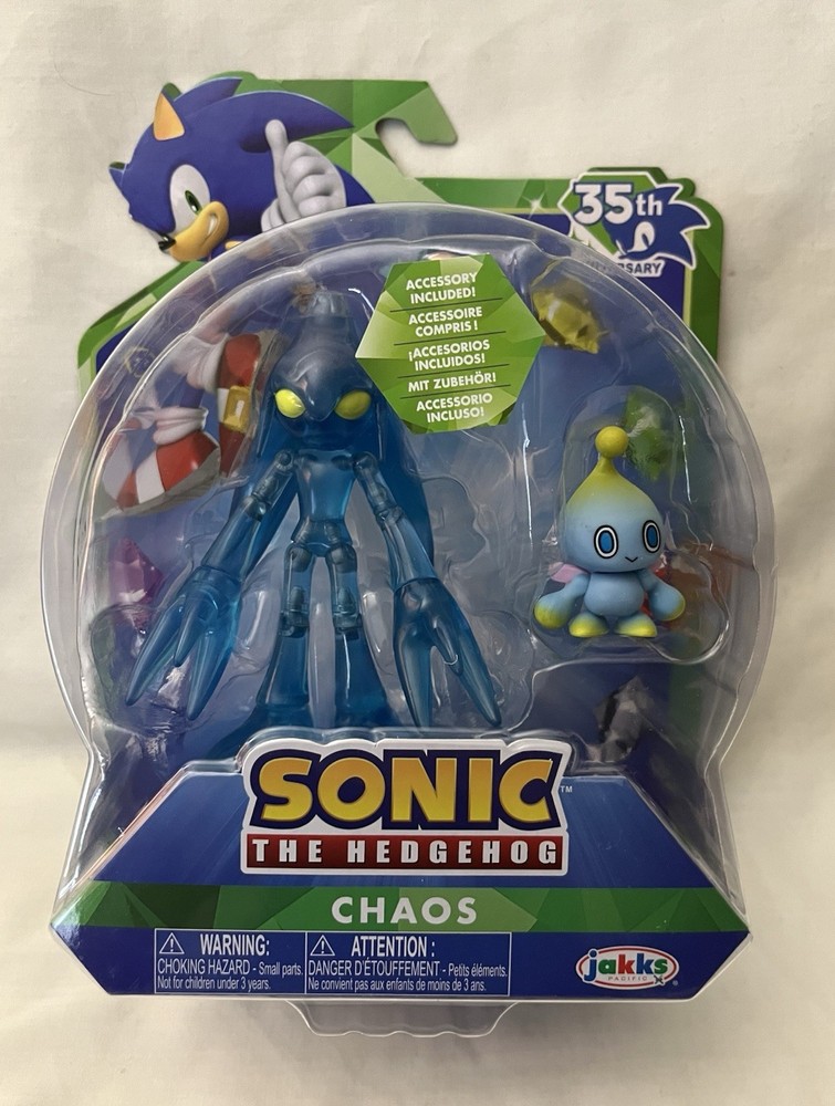 Sonic the Hedgehog Chaos with Chao 4″ Figure 35th Anniversary Jakks Pacific