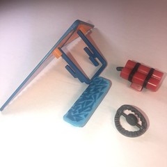 Roblox Piggy Figure Accessories Hang Glider Skateboard Toy Lot Of 4 Mixed Lot