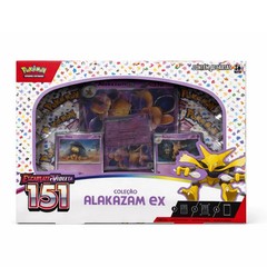 Pokemon TCG 151 Alakazam ex Box Scarlet & Violet Brazilian Portuguese Giant Card