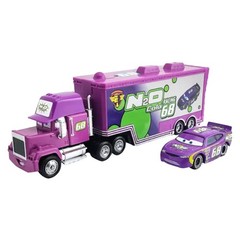 2Pcs Disney Pixar Cars No.68 N2O Cola Lee Hauler Truck 1:55 Diecast Toys Set New