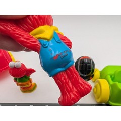 Sesame Street Elmo Big Bird Toy Vehicles Figures Red Green Yellow Fireman Sailor