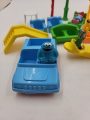 1980s Sesame Street Figures Accessories Vintage 27 Pieces