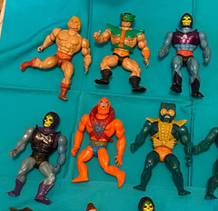 vintage HE-MAN MOTU FIGURES PARTS WEAPONS LOT #248 Skeletor Orko Teela FREE SHIP
