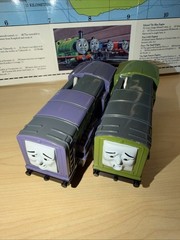 SPLATTER DODGE ! Thomas Friends Train TRACKMASTER TOMY BRITT ALLCROFT 1996 1997