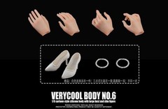 US🇺🇲 – Verycool 1/6 VCD-06A No.6 Silicone Body Large Bust Action Figure NEW