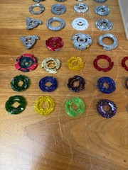 Massive 13 lb Beyblade Lot Metal Fusion Burst Parts Launchers Accessories