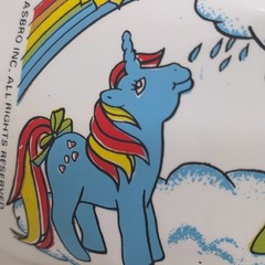 VINTAGE MY LITTLE PONY G1 PAIR INFLATABLE FLOAT BANDS SWIM HASBRO 1984 NONUSE
