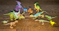 Lot of 11 Dinosaurs Figures Toys Many Jurassic Park & World Dinosaur Triceratops