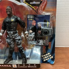 DUDLEY BOYZ WRESTLING FIGURE SET WRESTLEMANIA 2000 LADDER MATCH ON CARD RARE