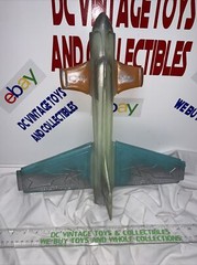 Vintage 1970s Ultraman Soft vinyl Plastic Jet Plane Sofubi