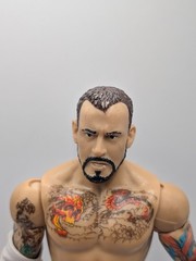 WWE Elite Series 11 CM Punk Action Figure with Shirt RARE 2010 2011