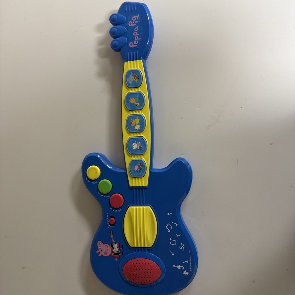 Peppa Pig Kids Musical Fun Stuff Educational Guitar play music toy instrument
