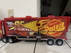 Disney Cars Super Track Mack Transforming Truck Racetrack SHELL ONLY Incomplete