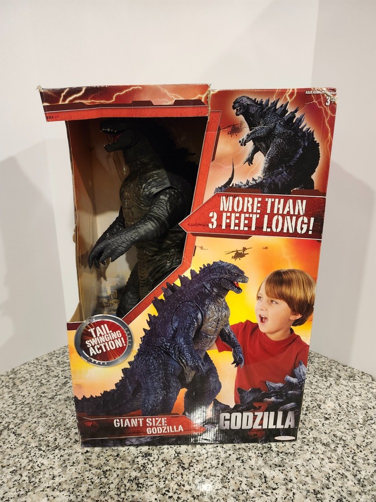 Giant Size Godzilla 40″ Long 24″ Tall JAKKS PACIFIC 2014 MIB NEW Sealed #2