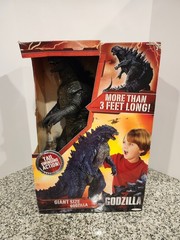 Giant Size Godzilla 40″ Long 24″ Tall JAKKS PACIFIC 2014 MIB NEW Sealed #2
