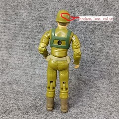 GI JOE G.I.JOE Action Soldier 1994 Commemorative Collection Figure 3.75″ broken