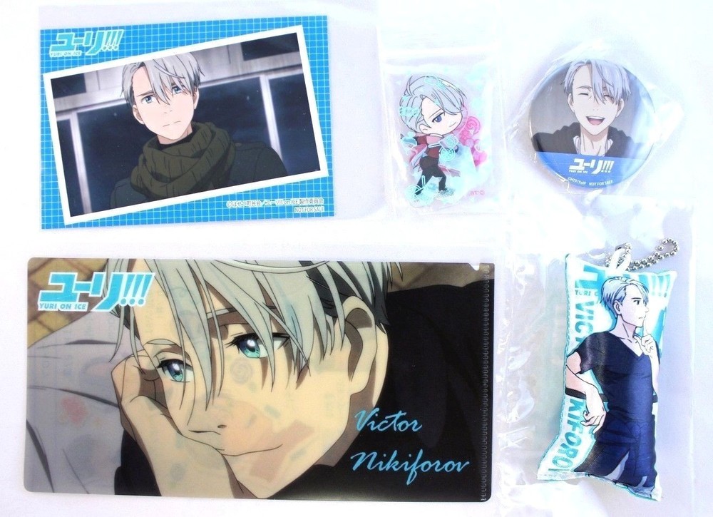 Yuri on ice Victor Nikiforov can badge Acrylic strap Ita bag Sets – 11 choices