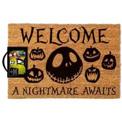 THE NIGHTMARE BEFORE CHRISTMAS OFFICIAL DOORMAT 60 X 40 CM COIR PVC BACK MAT