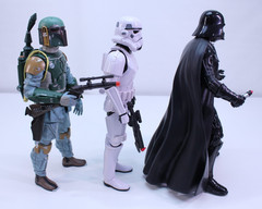 Disney Store Star Wars Action Figure Dolls Darth Vader Storm Trooper Boba Fett