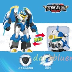 Miniforce Super Cops Jet Cop Head Badge Police Transformed Robot Toy 16.5cm