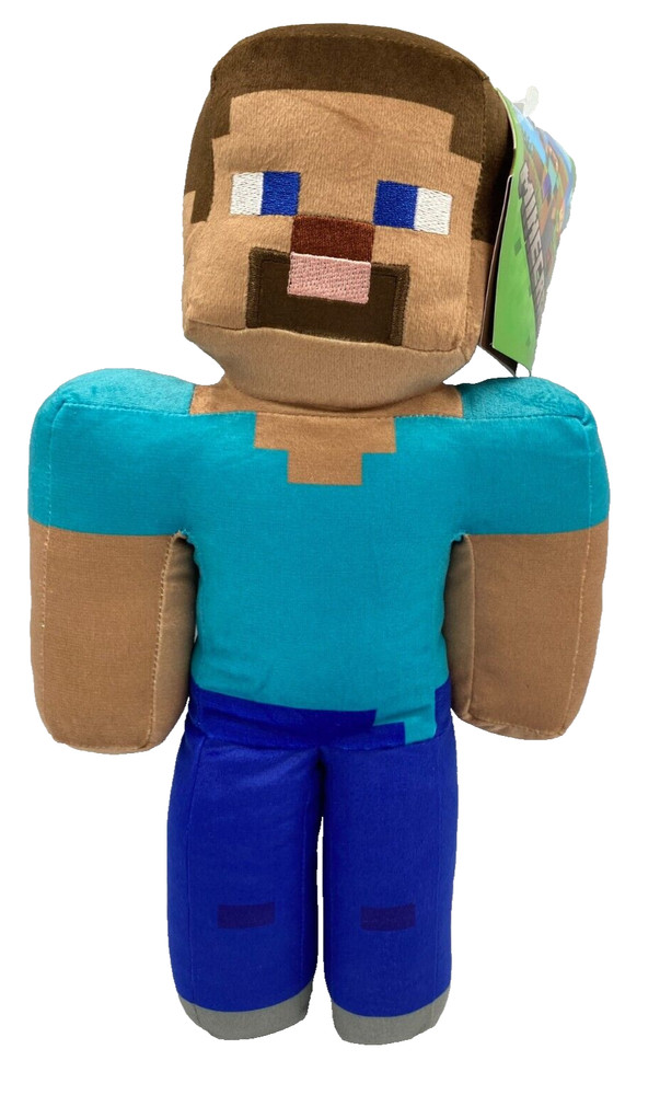 Steve Minecraft Plush Toy Large 13.5 inch NWT