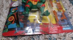 Vintage 1991 Teenage Mutant Ninja Turtle Michaelangelo With Storage Shell