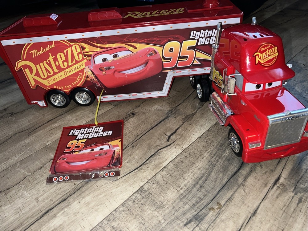 JADA Toys Diecast CARS 3 Mack with Trailer VHTF 1:24 Diecast