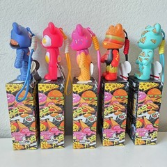 Kuma Paw Collectibles 5.5in Scale Food Edition Opened Mystery box bundle of 5