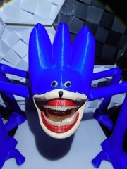 Shin Sonic HUGE Articulated Fidget toy glow in the dark