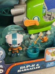 Octonauts Gup-H With Captain Barnacles Green Helicopter & Frog New Sealed