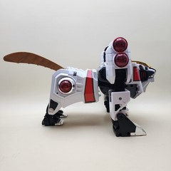 Mighty Morphin POWER RANGERS MMPR (1994) WHITE TIGER ZORD 10″ [COMPLETE] WORKS