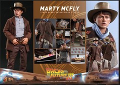 Hot Toys Back to the Future III Marty mcfly 1/6 figure MMS616 READY TO SHIP
