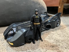 McFarlane Batman 1989 and Batmobile CUSTOM PAINT Gold Label Set Complete