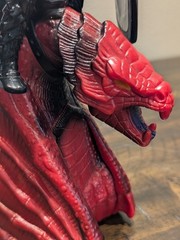 Vintage 1996 Galoob Dragon Flyz Dread Wing Black Heart Launcher Figure Toy