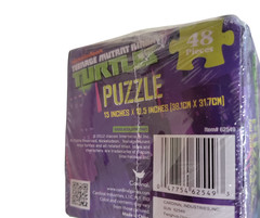 Teenage Mutant Ninja Turtles Tin Lunch Box + 48 PC Puzzle Nickelodeon New