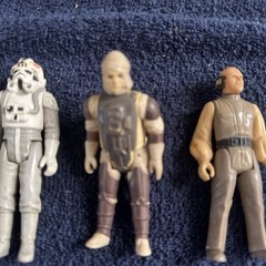 4 Each Vintage 1980 Kenner Star Wars Figures Hong Kong See Pictures For Cond