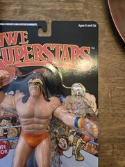 (CHASE) WWE LJN MATTEL SUPERSTARS ULTIMATE WARRIOR 8″ ACTION FIGURE BLACK CARD